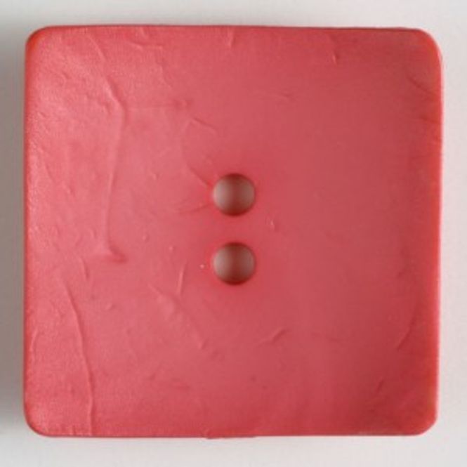 Hovedbilde Knapp, 60mm firkant rosa