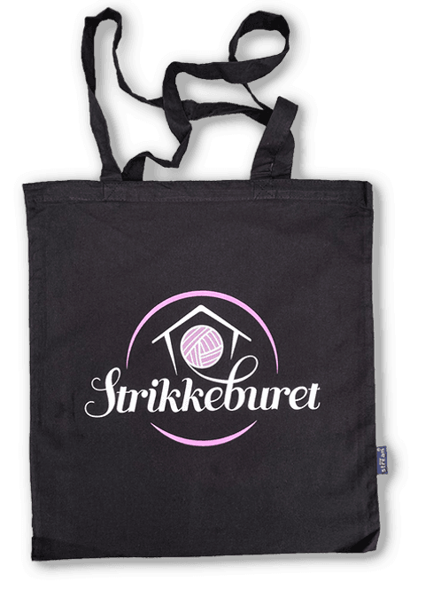 Hovedbilde Strikkeburet-veske Sort